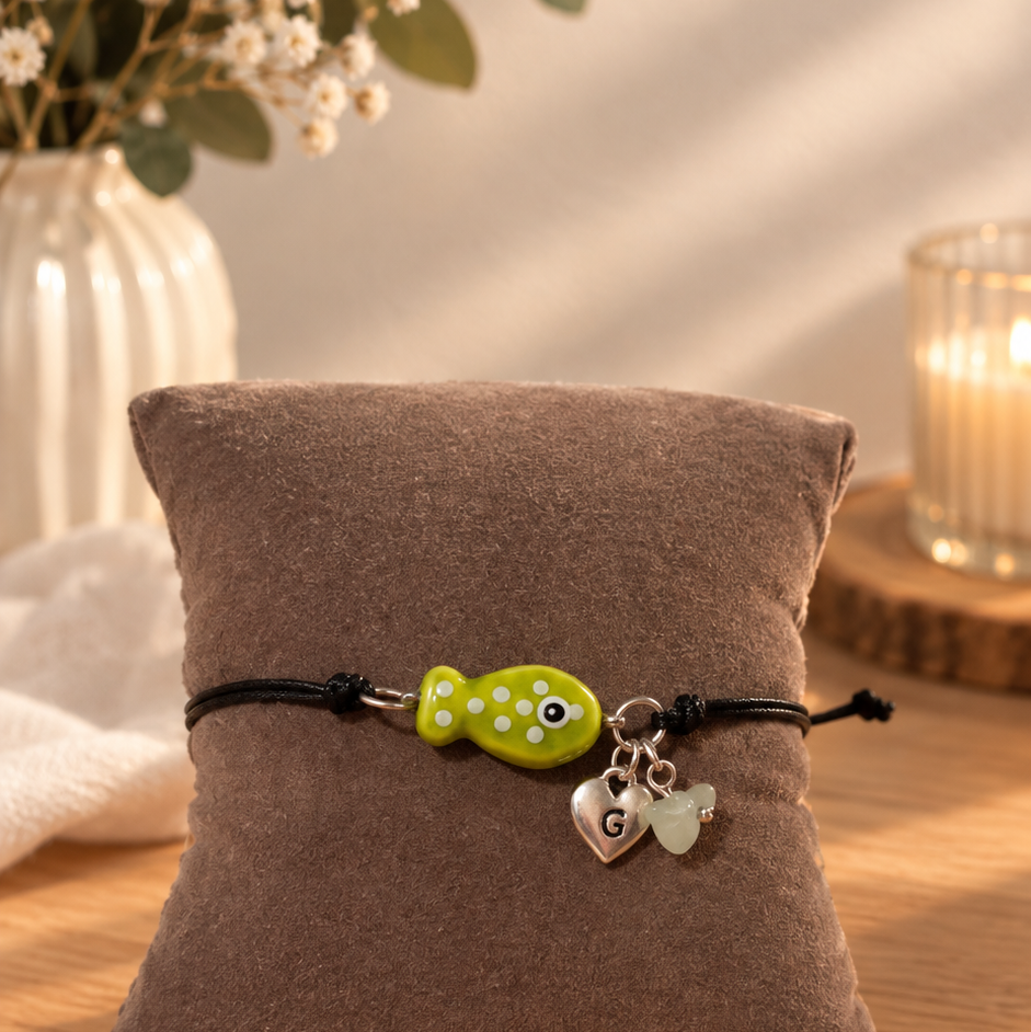 Shamballa - Poisson Color Green fish
