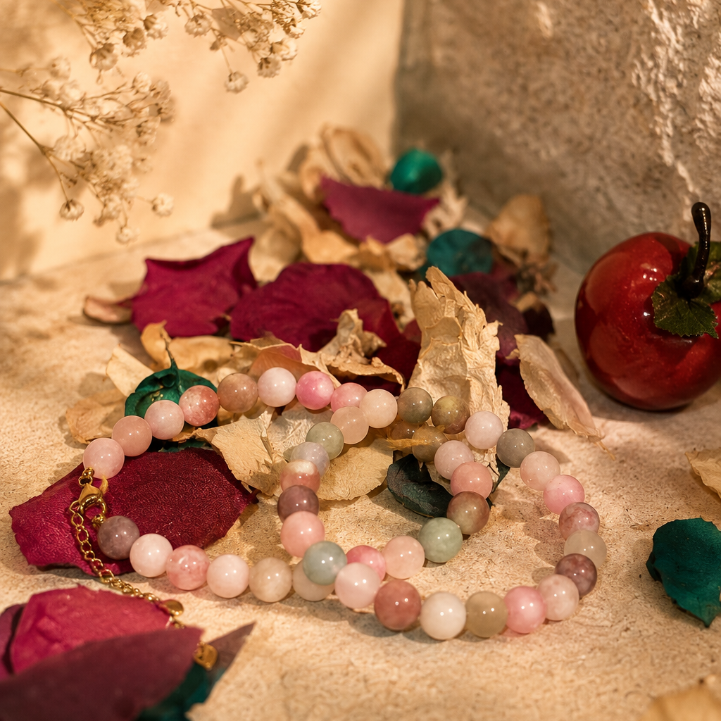 Bracelet en pierres naturelles – Douceur & Élégance