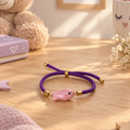 Shamballa - Poisson rose/violet