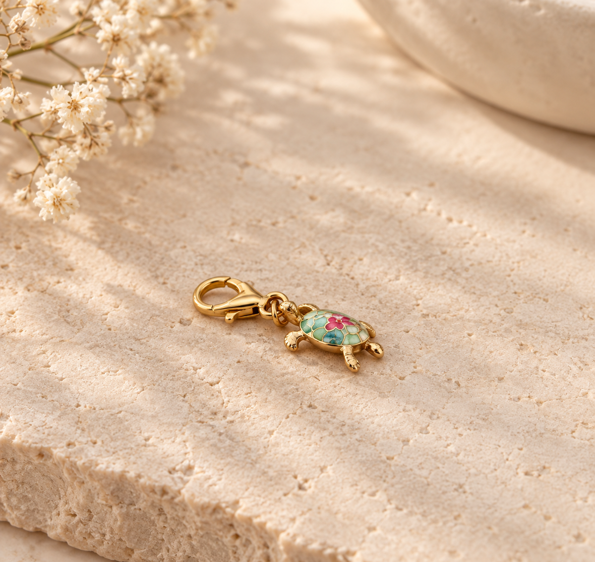 Accroches breloques - Petite Tortue