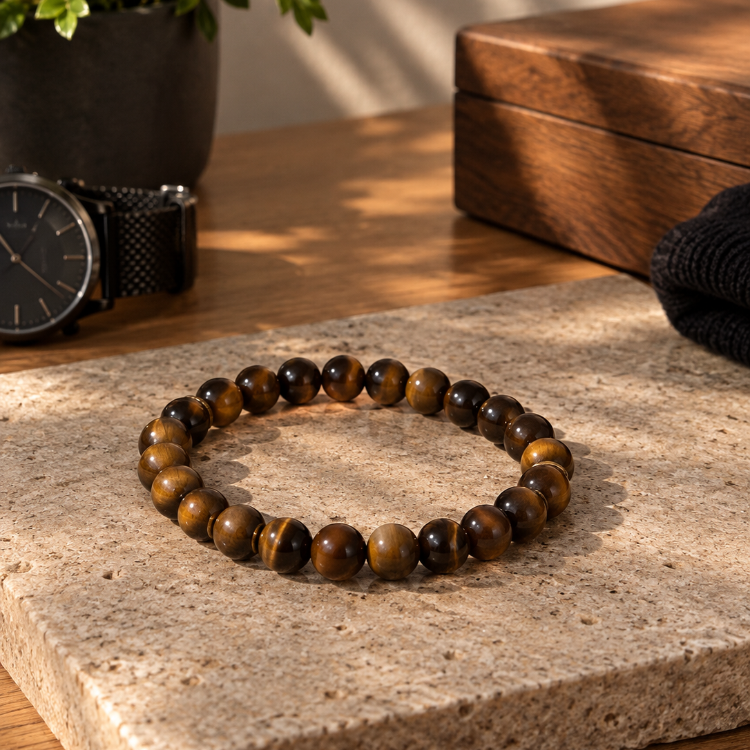 Bracelet - Éclat Sauvage oeil du tigre