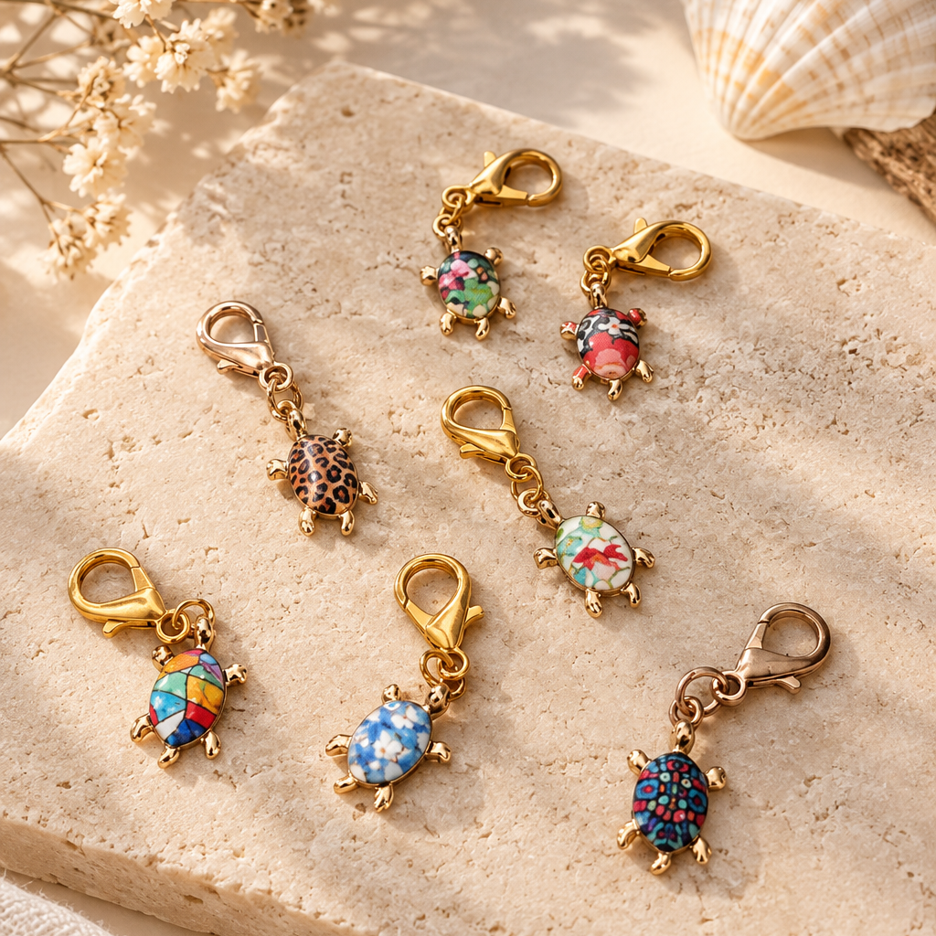 Accroches breloques - Petite Tortue