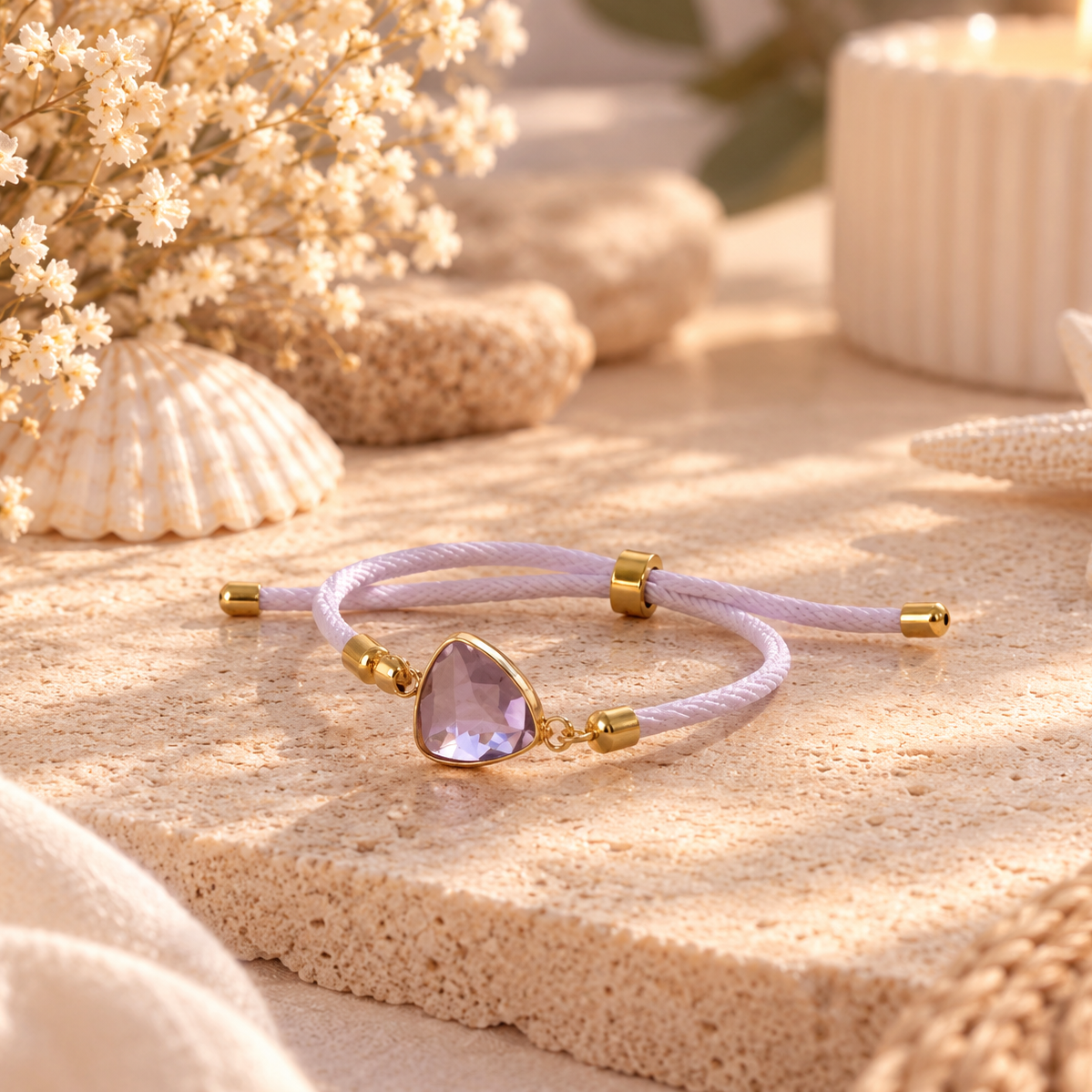 Shamballa - Éclat lila pastel