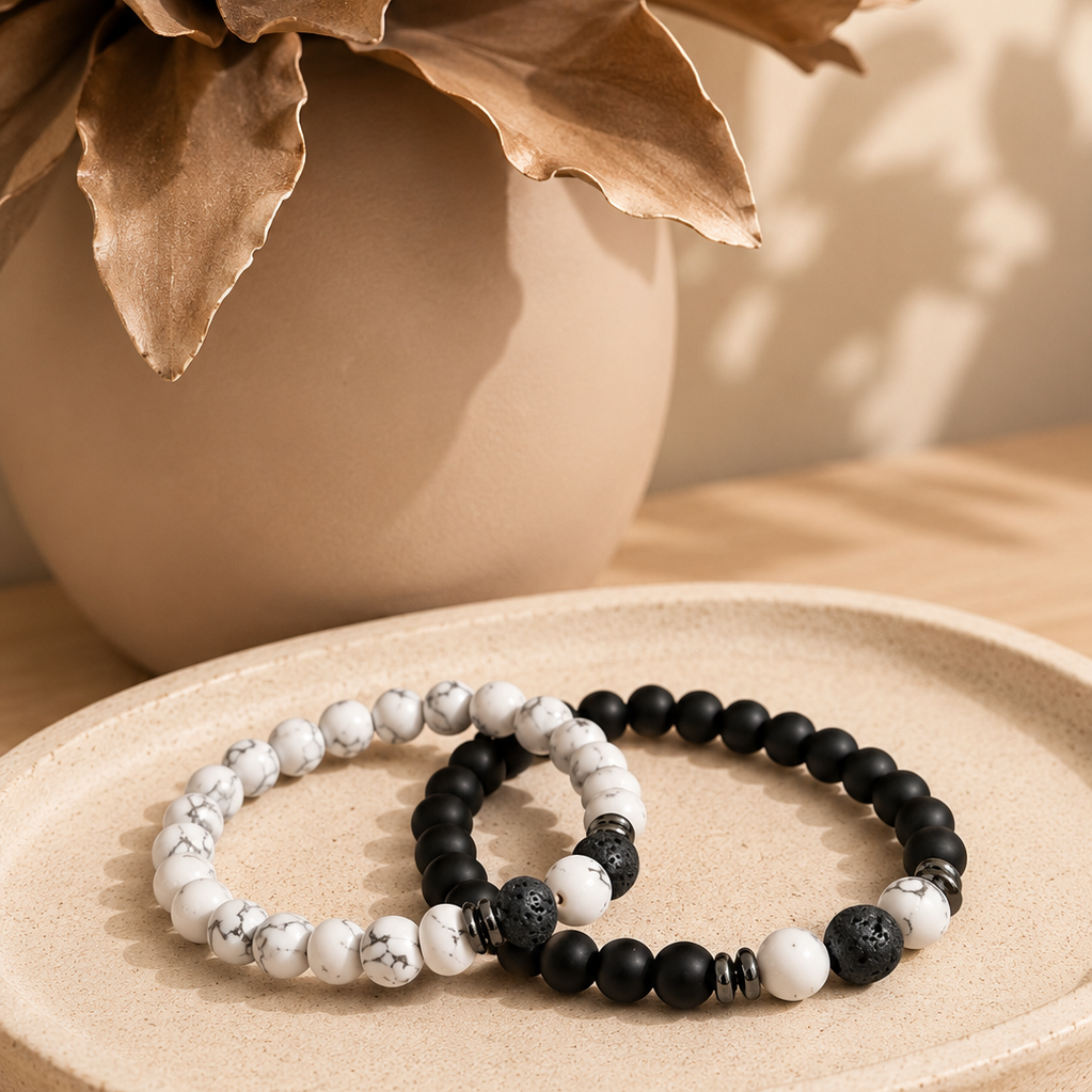 Bracelet Couple - Duo Éclipse
