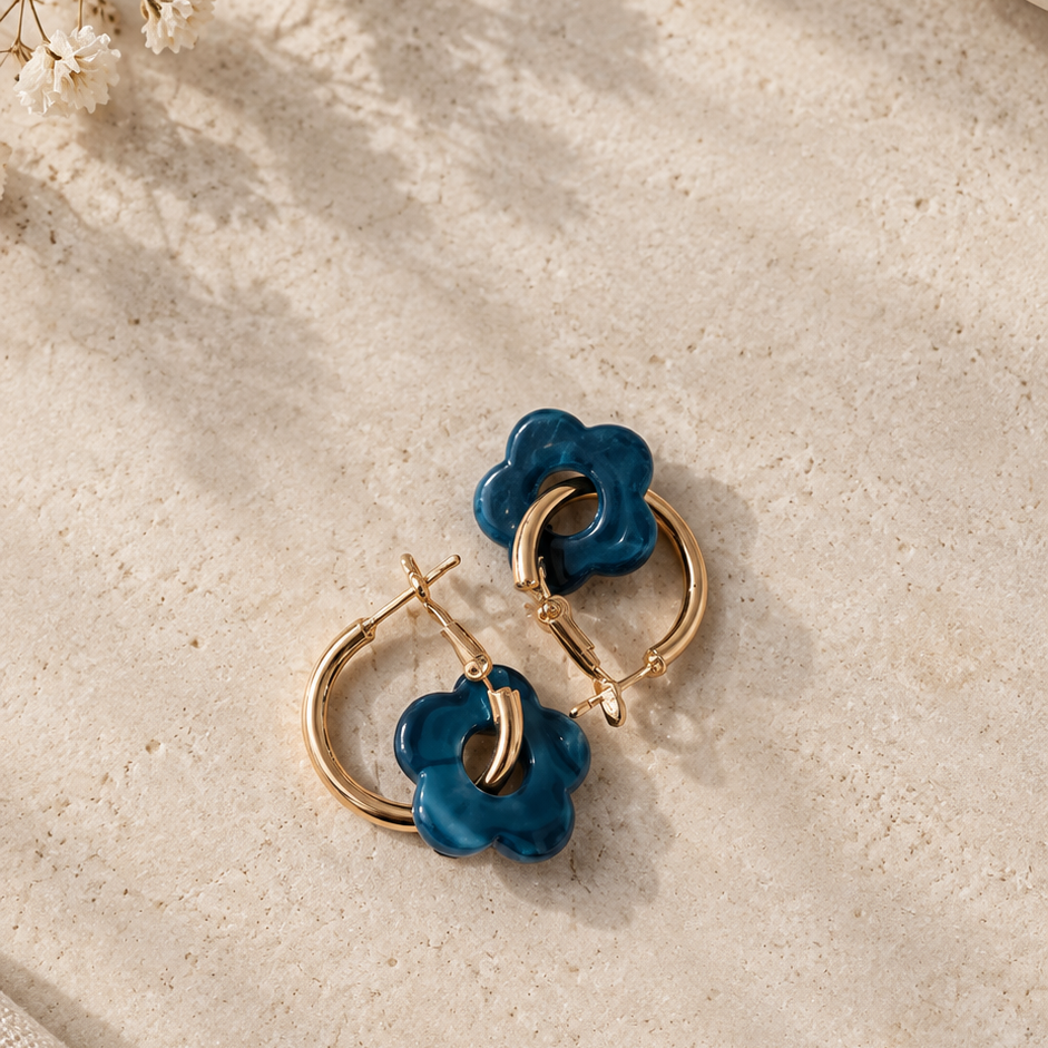 Boucle D'oreille - Blue
