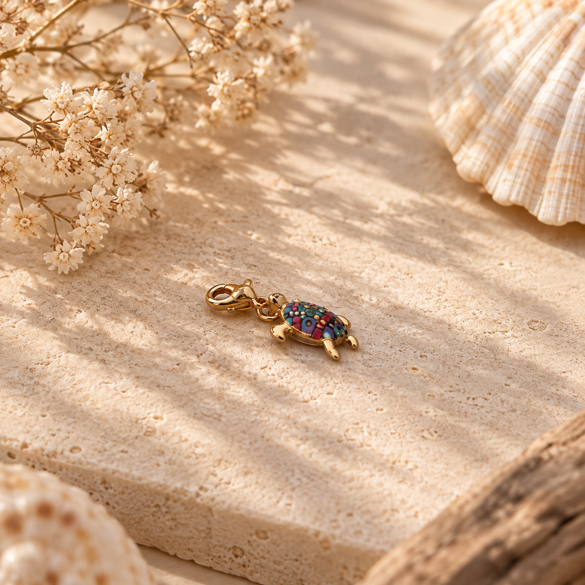 Accroches breloques - Petite Tortue