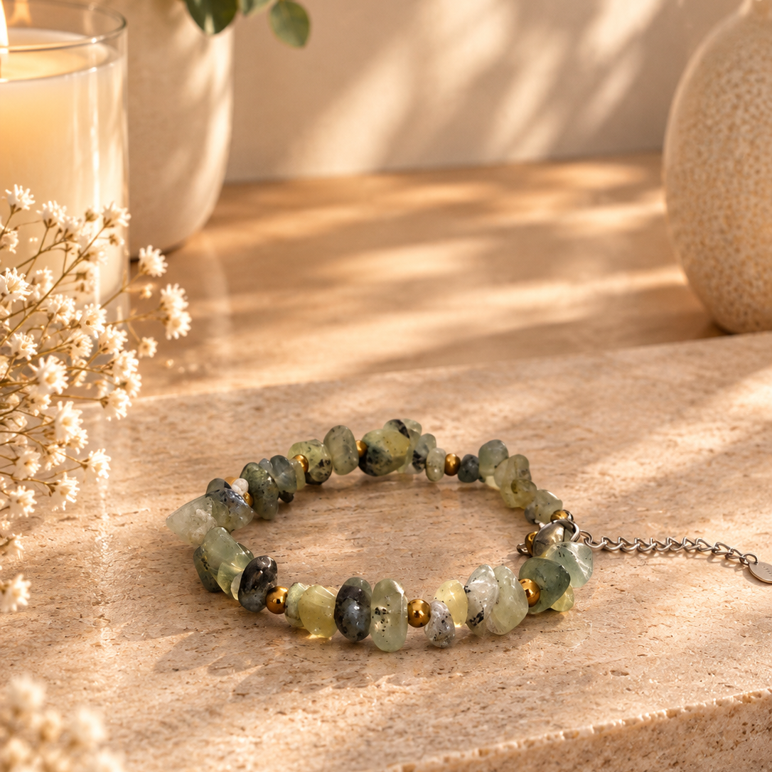 Bracelet - vert Marbré