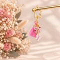 Bijoux de sac - rose papillon